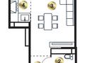 1-бөлмелі пәтер · 42.61 м² · 7/9 қабат, мкр Кайрат, бағасы: 22 млн ₸ в Алматы, Турксибский р-н