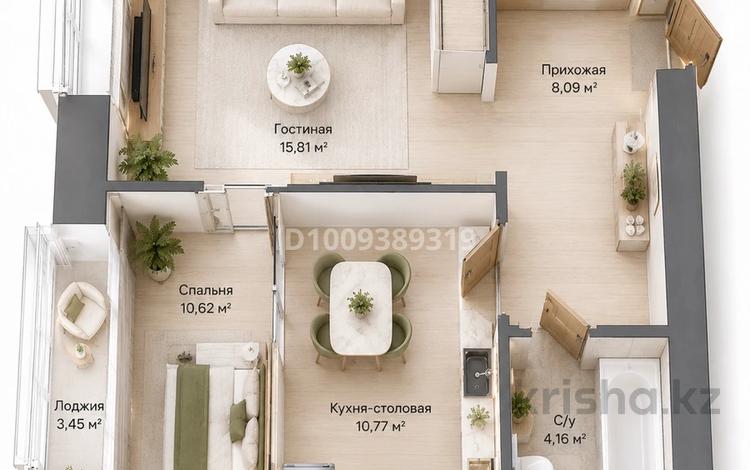 1-бөлмелі пәтер · 40.55 м² · 4/9 қабат, Улы Дала 38, бағасы: 31.5 млн ₸ в Астане, Нура р-н — фото 32