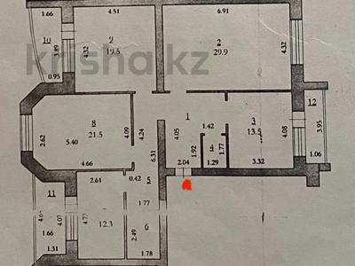 4-комнатная квартира, 135 м², 4/5 этаж, мкр. Алтын орда за 48 млн 〒 в Актобе, мкр. Алтын орда
