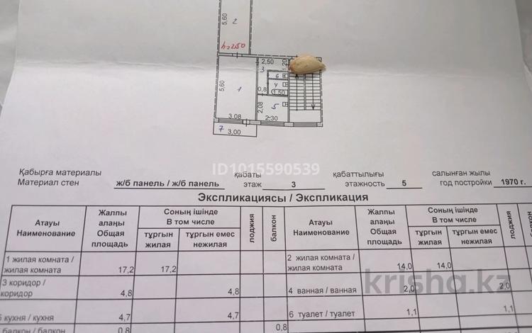 2-бөлмелі пәтер · 45 м² · 3/5 қабат, Анаркулова 4 — Возле Базет, бағасы: 11 млн ₸ в Жезказгане — фото 2