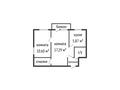2-бөлмелі пәтер · 41.2 м² · 3/5 қабат, Потанина 21, бағасы: 15 млн ₸ в Усть-Каменогорске