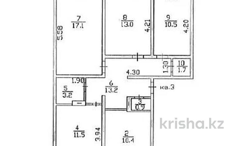 4-комнатная квартира, 81.5 м², 2/5 этаж, мкр Аксай-3Б за ~ 44.4 млн 〒 в Алматы, Ауэзовский р-н — фото 8