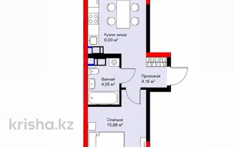2-комнатная квартира · 45.2 м² · 3/12 этаж, квартал 189 50Б за 21.5 млн ₸ в Шымкенте — фото 2
