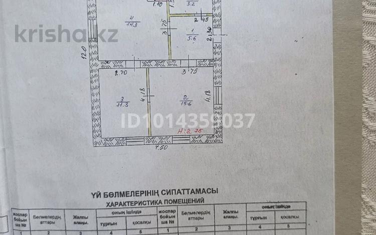 Отдельный дом · 5 комнат · 67 м² · 17 сот., Бикен Римова 11 — Между Конева и Рысколова за 17 млн ₸ в Бактыбая жолбарысулах — фото 2