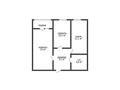 2-комнатная квартира · 55.1 м² · 4 этаж, береке 44 за 26 млн ₸ в Костанае — фото 13
