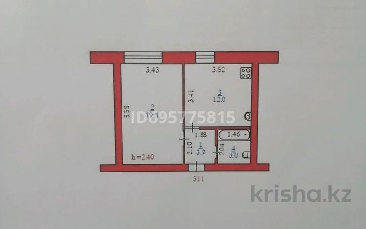 1-бөлмелі пәтер · 38 м² · 3/9 қабат, мкр 8 282 — Возле университета им.Жубанова, бағасы: 10.5 млн ₸ в Актобе — фото 2