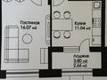 1-бөлмелі пәтер · 41 м² · 7/9 қабат, ул. Жумекена Нажимеденова 52, бағасы: 21 млн ₸ в Астане, Алматы р-н — фото 2