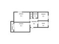 3-бөлмелі пәтер · 57.3 м² · 5/5 қабат, Гашека 12, бағасы: 29.5 млн ₸ в Костанае — фото 6