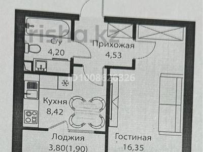 1-комнатная квартира · 37.3 м² · 11/12 этаж, Тауелсиздик 25/2 за 26 млн ₸ в Астане, Алматы р-н