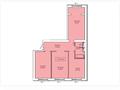 3-бөлмелі пәтер · 79.24 м² · 3/5 қабат, мкр 38, бағасы: ~ 12.6 млн ₸ в Актау, 38-й мкр
