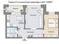 2-комнатная квартира · 60 м² · 3/8 этаж, Анет баба 9/3 за 49.5 млн ₸ в Астане, Нура р-н — фото 15