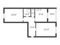 2-комнатная квартира · 50.6 м² · 2/5 этаж, Заслонова 63 за ~ 16.6 млн ₸ в Павлодаре — фото 8