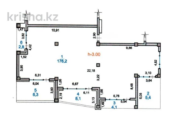4-комнатная квартира · 202.9 м² · 1/3 этаж, мкр Тау Самал, Оспанова за 335 млн ₸ в Алматы, Медеуский р-н — фото 2