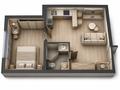2-комнатная квартира · 39.9 м² · 1/2 этаж, мкр Кайрат 1 — Жетисай за 13 млн ₸ в Алматы, Турксибский р-н