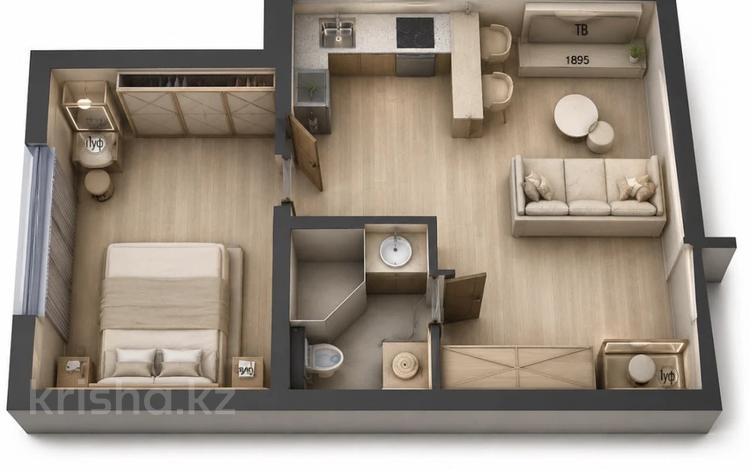 2-комнатная квартира · 39.9 м² · 1/2 этаж, мкр Кайрат 1 — Жетисай за 13 млн ₸ в Алматы, Турксибский р-н — фото 59