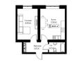1-комнатная квартира · 40.01 м², 160 квартал, 32-ая улица за ~ 11.6 млн 〒 в Туркестане — фото 3