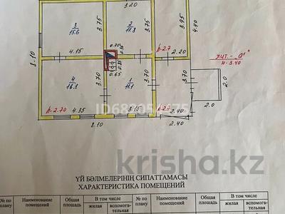 Отдельный дом · 4 комнаты · 54.6 м² · 12 сот., Кабылова 130 — Орынтаева 18 за 10 млн 〒 в Шелек