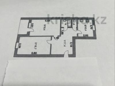 2-бөлмелі пәтер · 70 м² · 1/5 қабат, Елебаева 34, бағасы: 22.5 млн ₸ в Кокшетау