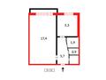 1-комнатная квартира · 31.2 м² · 2/5 этаж, пр. Республики за 4.9 млн ₸ в Темиртау — фото 7