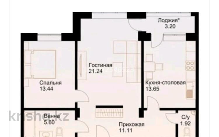 2-комнатная квартира · 69 м² · 6/9 этаж, мкр Ак Шагала, Жалена Тулепова 17Б за 29.5 млн ₸ в Атырау — фото 2