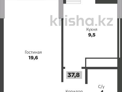 1-бөлмелі пәтер · 37.8 м² · 4/12 қабат, Н. Тлендиева 52 — ‼️КЛЮЧИ в АВГУСТЕ 2026 г., бағасы: ~ 18 млн ₸ в Астане, Сарыарка р-н