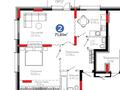 2-бөлмелі пәтер · 72 м² · 1/9 қабат, Е-321, бағасы: 43 млн ₸ в Астане, Есильский р-н — фото 6