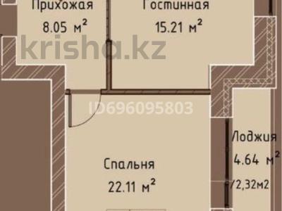 2-бөлмелі пәтер, 58 м², 5/9 қабат, Байтурсынова 70/1, бағасы: 14 млн 〒 в Кокшетау