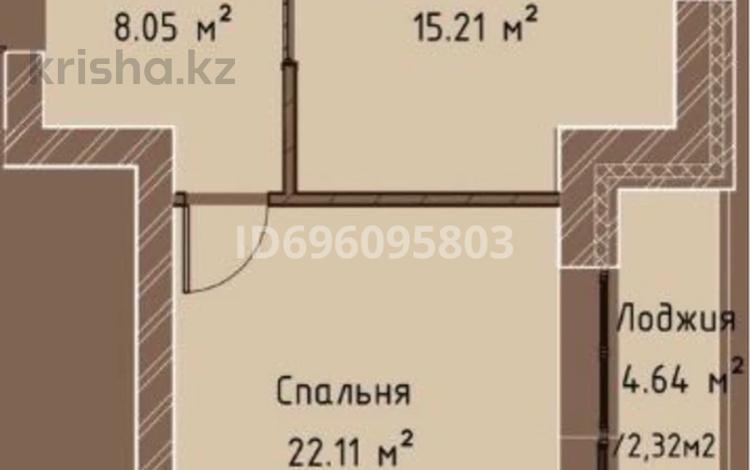 2-комнатная квартира, 58 м², 5/9 этаж, Байтурсынова 70/1 за 15.5 млн 〒 в Кокшетау — фото 2