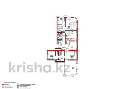 4-бөлмелі пәтер · 152 м², Кунаева, бағасы: 202.6 млн ₸ в Шымкенте, Аль-Фарабийский р-н