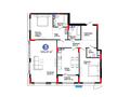 3-комнатная квартира · 124.41 м², ул. Мангилик Ел, 57 за ~ 111.5 млн 〒 в Астане, Есильский р-н — фото 3