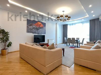 3-комнатная квартира · 150 м² · 17/20 этаж, Достык 160 — Жолдасбекова за 1.1 млн 〒 в Алматы, Медеуский р-н