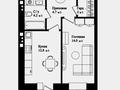 1-комнатная квартира · 39.93 м² · 8/12 этаж, Бейбарыс Султан 25/5 — Парк Коктал НАЛИЧКА за ~ 14.4 млн ₸ в Астане, Сарыарка р-н — фото 9