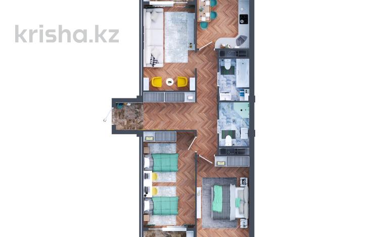 3-бөлмелі пәтер · 94.8 м² · 10/10 қабат, Каныша Сатпаева 82/9, бағасы: ~ 43.1 млн ₸ в Усть-Каменогорске — фото 2