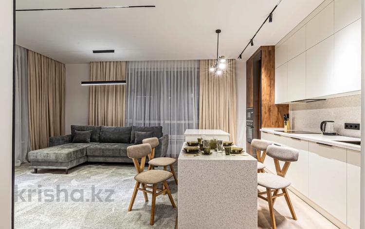 3-комнатная квартира · 100 м² · 16/20 этаж, Альфараби 41/2 — Сейфулина за 78 888 〒 в Алматы, Бостандыкский р-н — фото 2