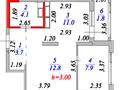 2-бөлмелі пәтер, 43 м², 19/20 қабат, Туран 44/2 — Орынбор, бағасы: 28.5 млн 〒 в Астане, Есильский р-н — фото 6