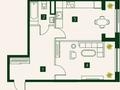 2-комнатная квартира · 54.7 м² · 5/6 этаж, мкр Коктобе, Талгата Бигельдинова 138 за 65.5 млн ₸ в Алматы, Медеуский р-н