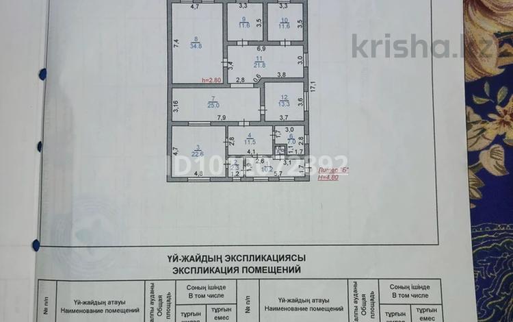 Часть дома · 12 комнат · 172.7 м² · 10 сот., Руханият 22 за 40 млн ₸ в Туркестане — фото 2