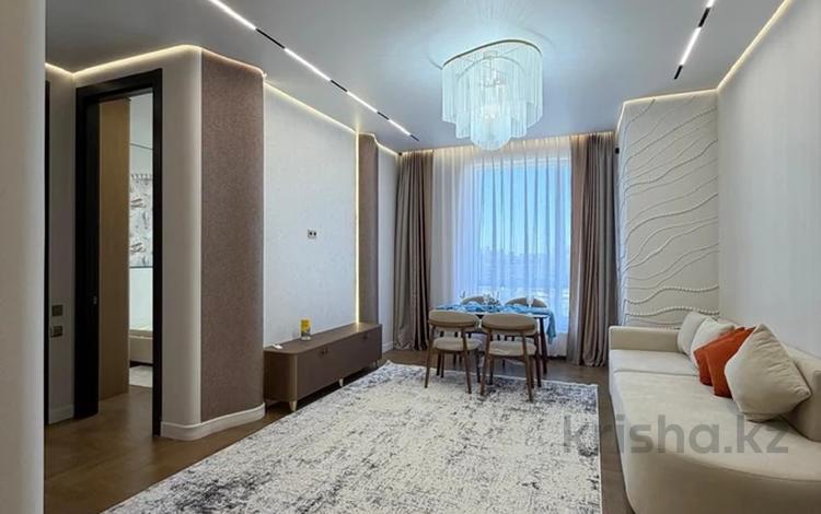 3-комнатная квартира · 60 м² · 10/19 этаж, Бухар жырау 12/2, 12/3 за 58.5 млн ₸ в Астане, Есильский р-н — фото 2