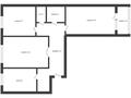 3-бөлмелі пәтер, 65.8 м², 9/9 қабат, назарбаева 19а, бағасы: 16.3 млн 〒 в Кокшетау — фото 10