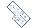 3-комнатная квартира · 73.75 м², ​Микрорайон Оазис, участок 44 за ~ 20.2 млн ₸ в Караганде — фото 3