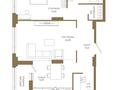 2-комнатная квартира · 70.22 м² · 2/18 этаж, Достык 8/5 за ~ 51.1 млн ₸ в Астане, Есильский р-н — фото 2