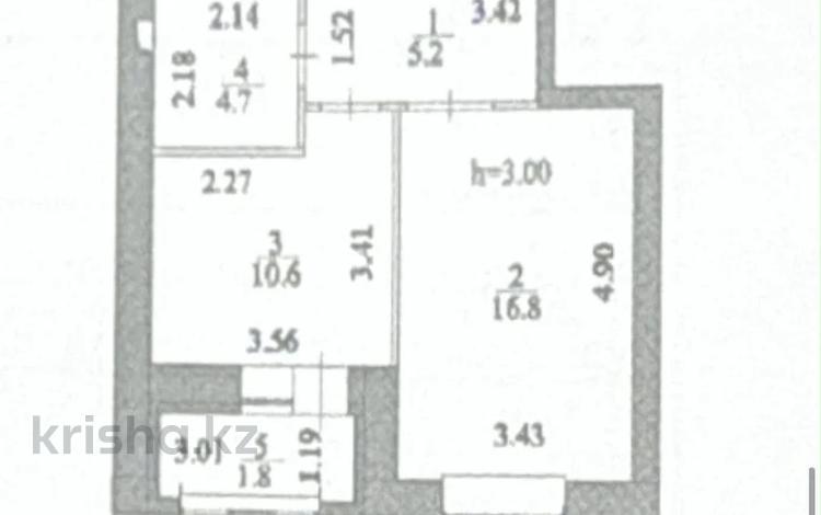 1-комнатная квартира · 39.1 м² · 7/9 этаж, Александр Сызганов 1/2 — Срочная продажа за 26 млн ₸ в Астане, Есильский р-н — фото 2