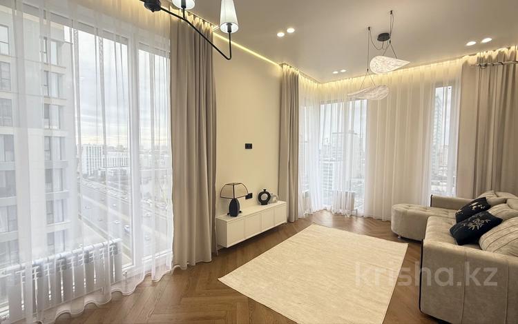3-комнатная квартира · 62 м² · 15/18 этаж, Сыганак 28 за 55.5 млн ₸ в Астане, Нура р-н — фото 2
