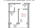 1-бөлмелі пәтер · 41.24 м² · 3/3 қабат, Микрорайон Юго-восток 113, бағасы: ~ 10.7 млн ₸ в Уральске — фото 5