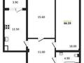 2-комнатная квартира · 67 м² · 3/5 этаж, мкр Кайрат, Тараз за 37 млн ₸ в Алматы, Турксибский р-н — фото 5