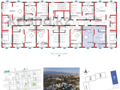 2-комнатная квартира · 46 м² · 7/9 этаж, Райымбека 219Б — ⭐38 222 970 ТЕНГЕ ЗА НАЛИЧКУ БЕЗ КОМИССИИ ОТ ПОКУПАТЕЛЯ⭐ за ~ 45 млн ₸ в Алматы, Жетысуский р-н