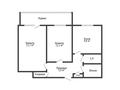 2-комнатная квартира · 56 м² · 7/9 этаж, 5-й Микрорайон 3 за 22.5 млн ₸ в Костанае — фото 2