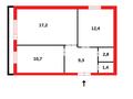 2-бөлмелі пәтер · 54 м² · 5/10 қабат, Степной 2 ш/а. 6/2, бағасы: ~ 24 млн ₸ в Караганде, Казыбек би р-н — фото 13