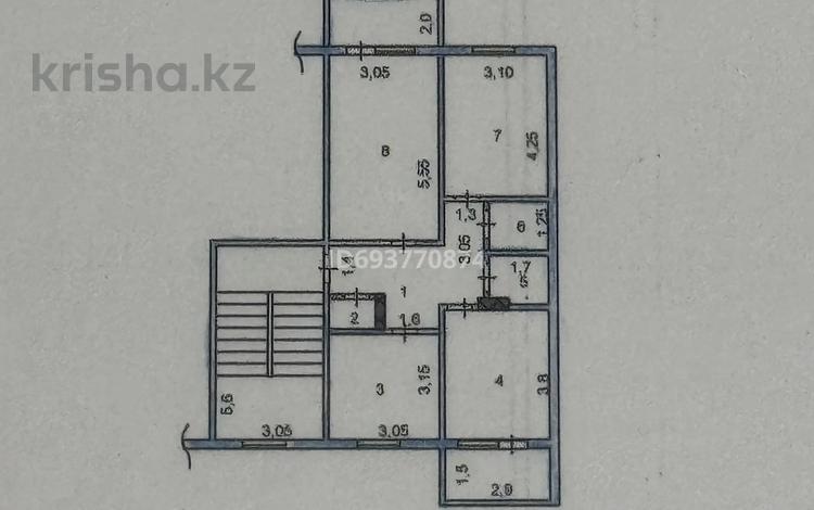3-комнатная квартира, 68 м², 3/5 этаж, мкр Верхний Отырар за 32 млн 〒 в Шымкенте, Аль-Фарабийский р-н — фото 2