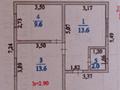 Отдельный дом • 3 комнаты • 42.5 м² • 8 сот., А.Бокейханов — Альмерек баба за 17 млн 〒 в Айганыме — фото 8
